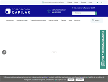 Tablet Screenshot of corporacioncapilar.es